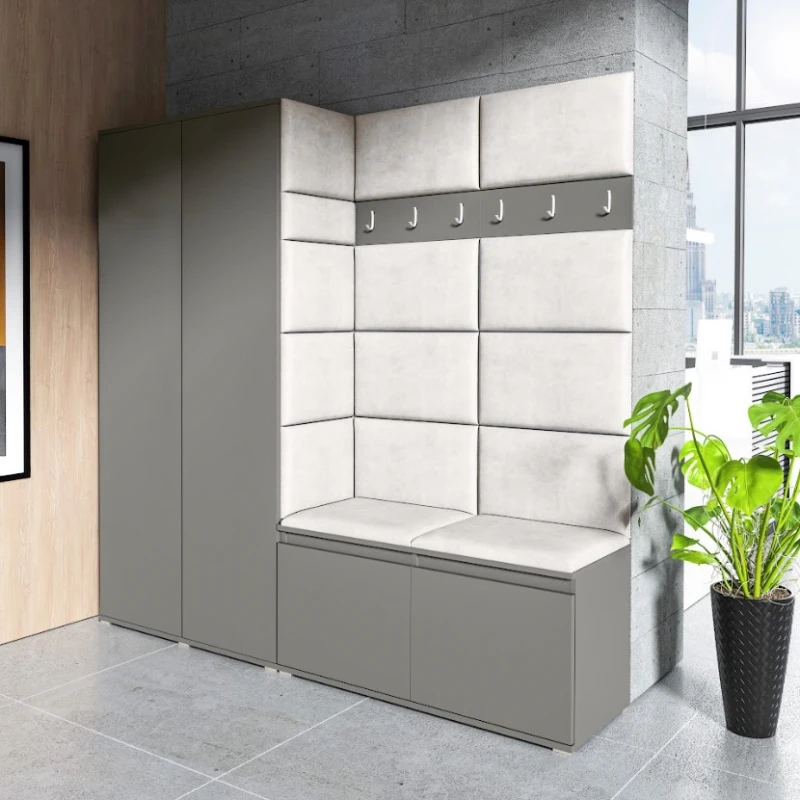 ArtPK Predsieň EMI 8 | sivá bez zrkadla farebné prevedenie: Trinity 01