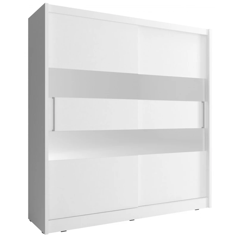 ArtPS Šatníková skriňa JAMIE II 180 FARBA: Biela