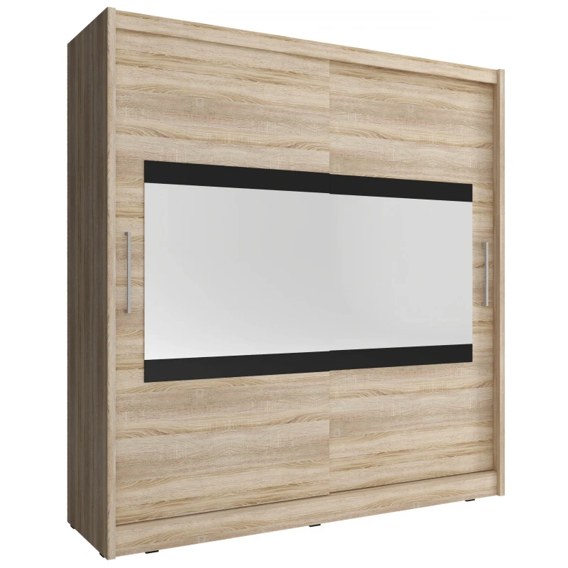 ArtPS Šatníková skriňa JAMIE IV 200 Farba: dub sonoma