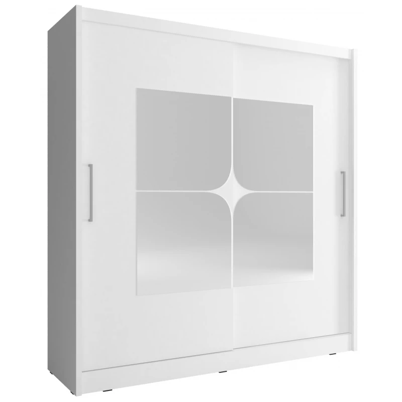 ArtPS Šatníková skriňa JAMIE VII 180 FARBA: Biela