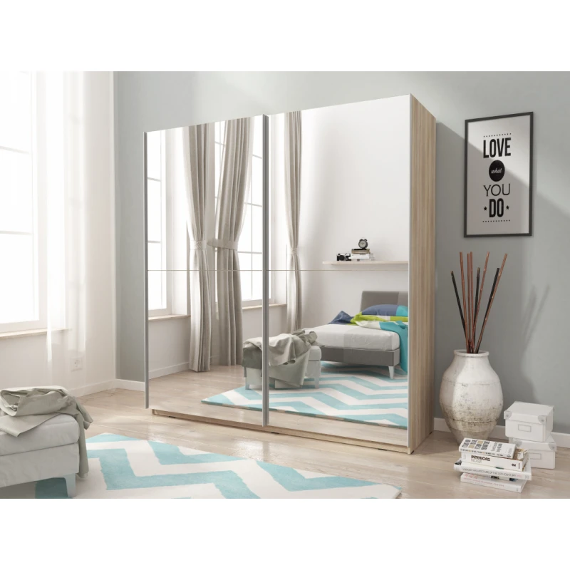 ArtPS Šatníková skriňa KAYLA III 200 FARBA: Dub sonoma