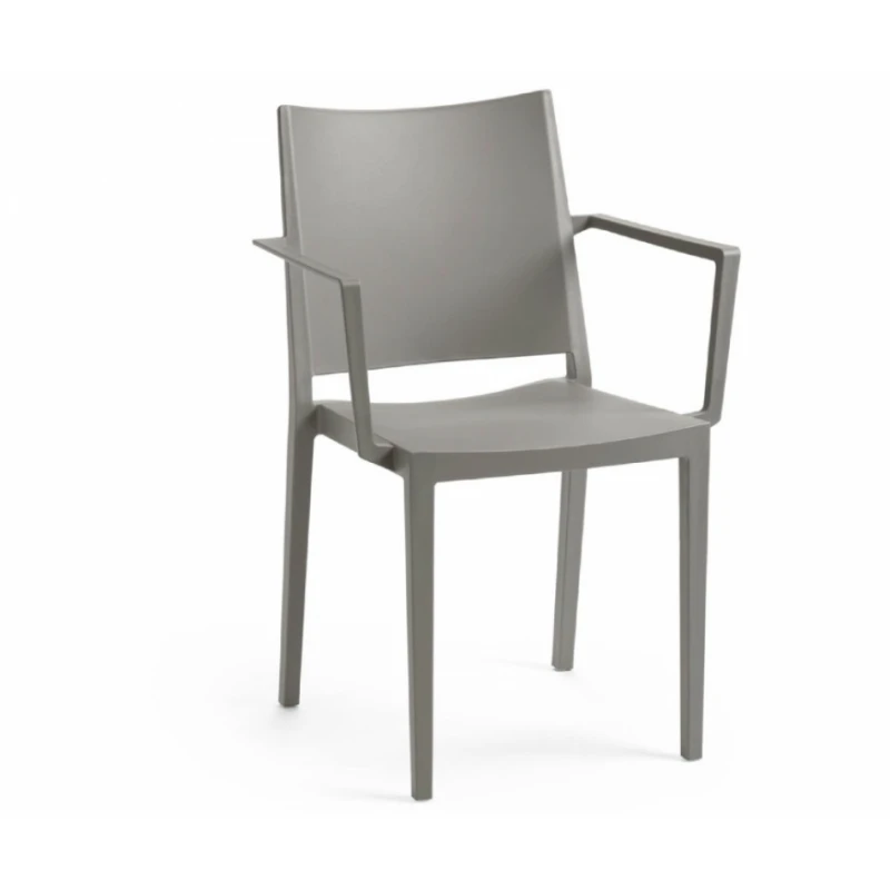 ArtRoja Záhradná stolička MOSK ARMCHAIR FARBA: Sivá