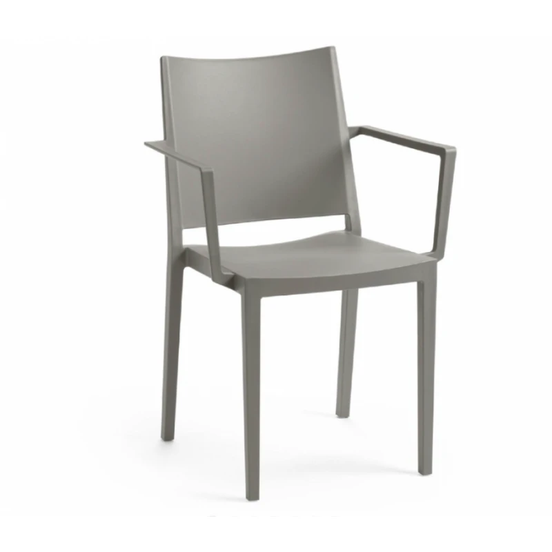 ArtRoja Záhradná stolička MOSK ARMCHAIR Farba: Sivá