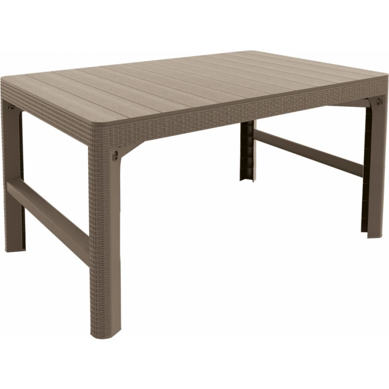 ArtRoja Záhradný stôl ONLY rattan | cappuccino