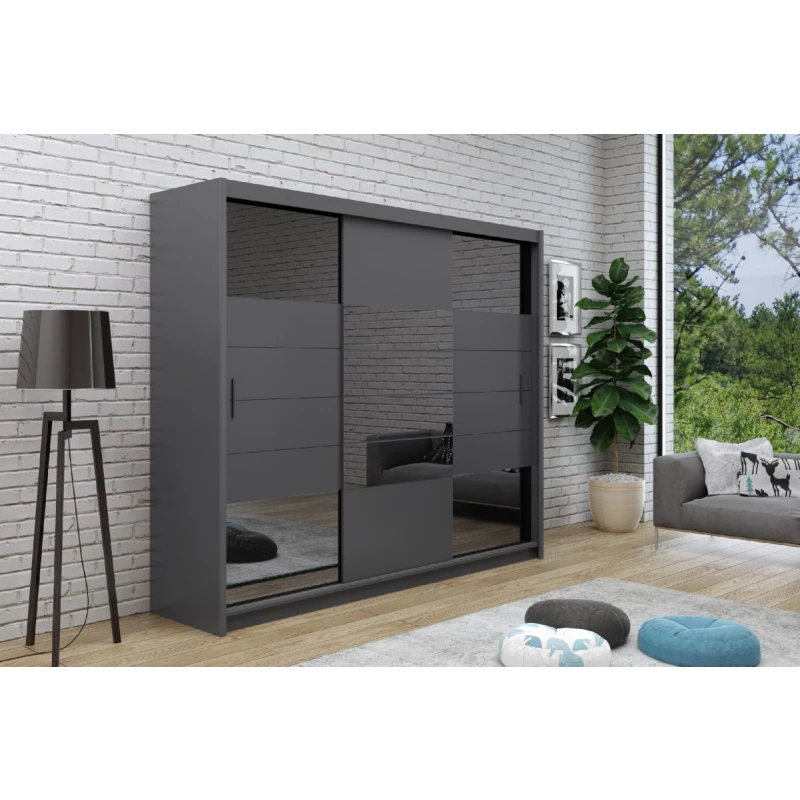 ArtStol Šatníková skriňa ARUBA II 250 Farba: Sivá