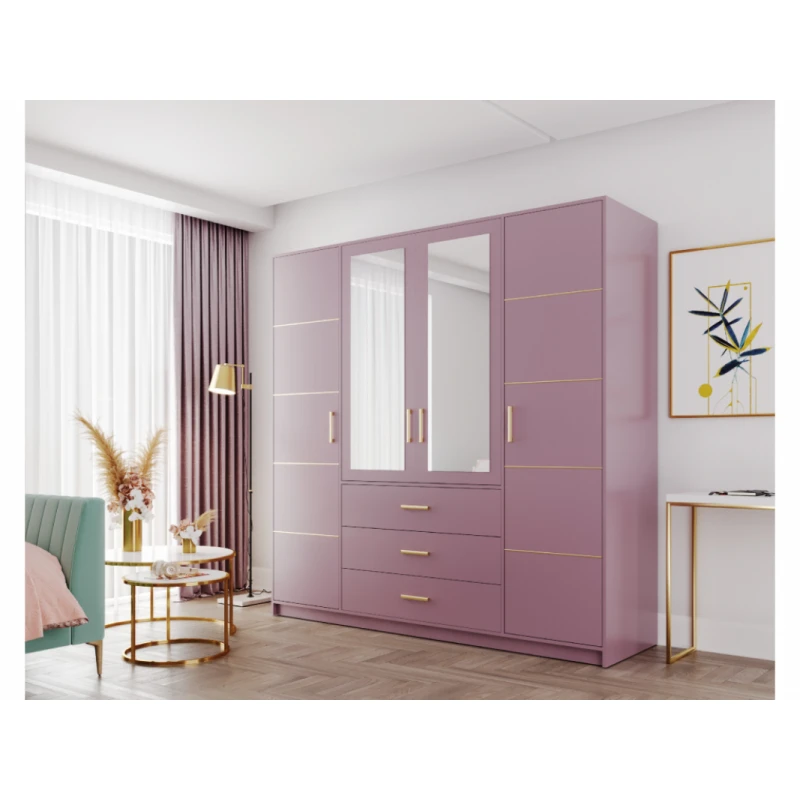 ArtStol Šatníková skriňa BALI 2 D4 FARBA: Fialová