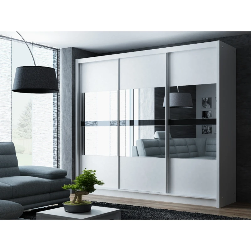 ArtStol Šatníková skriňa BATUMI 250 Farba: Biela