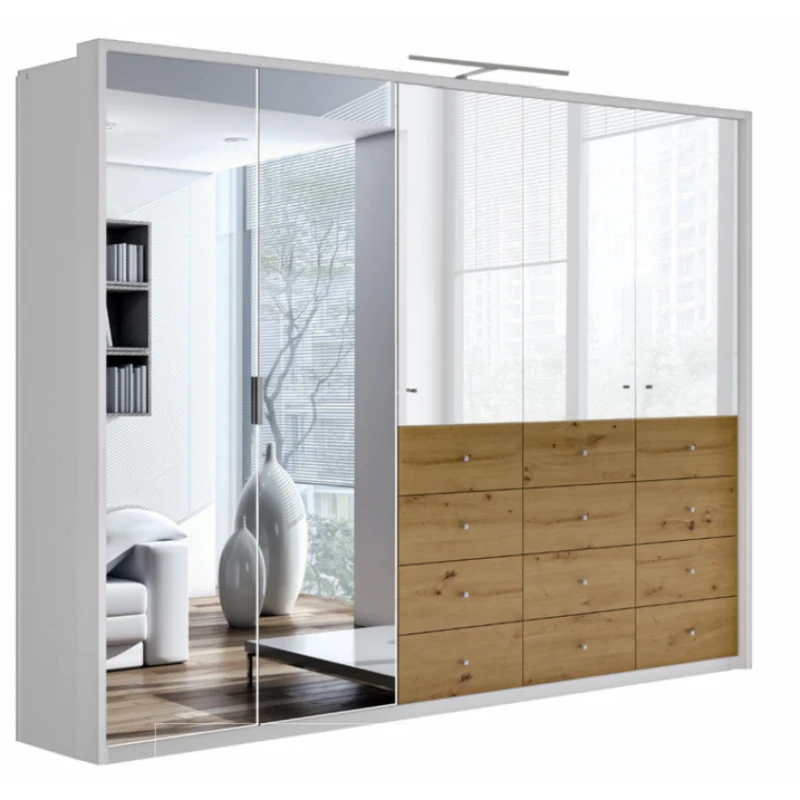 ArtStol Šatníková skriňa BOLIWIA | biela