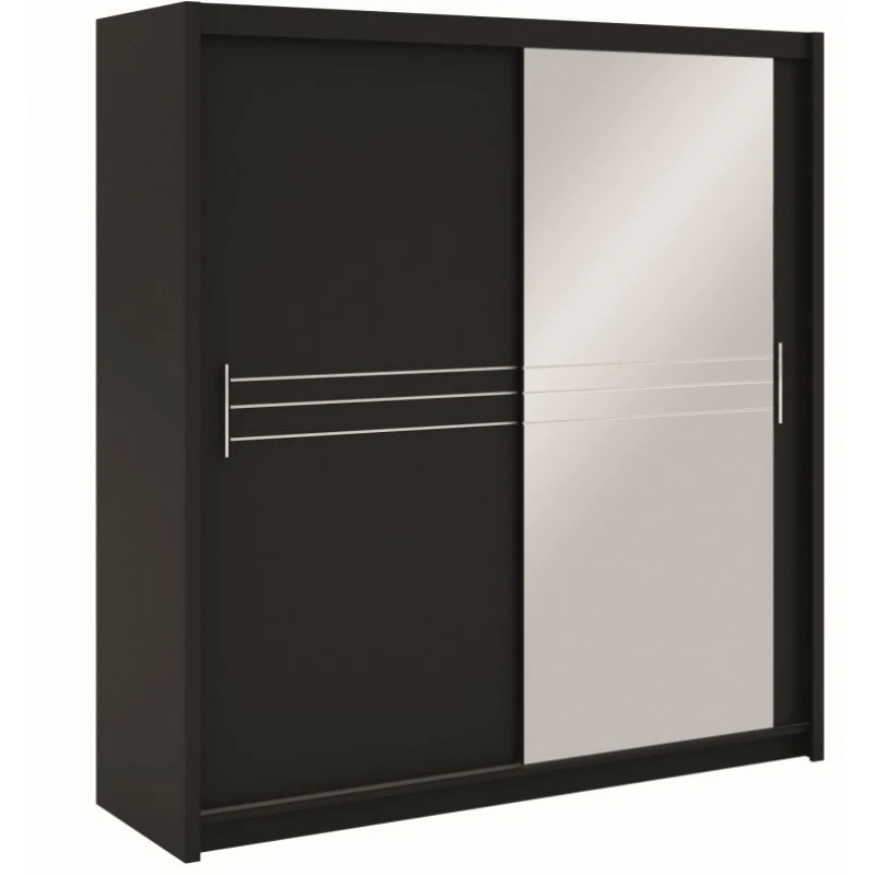 ArtStol Šatníková skriňa HAWANA 203 Farba: Čierna