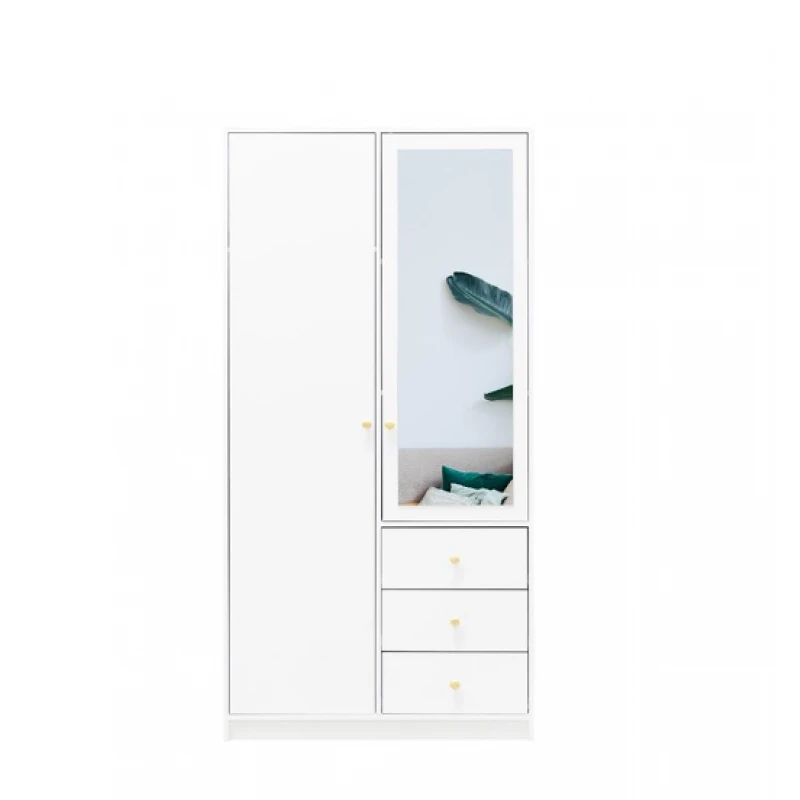 ArtStol Šatníková skriňa SIENA 2D Farba: Biela