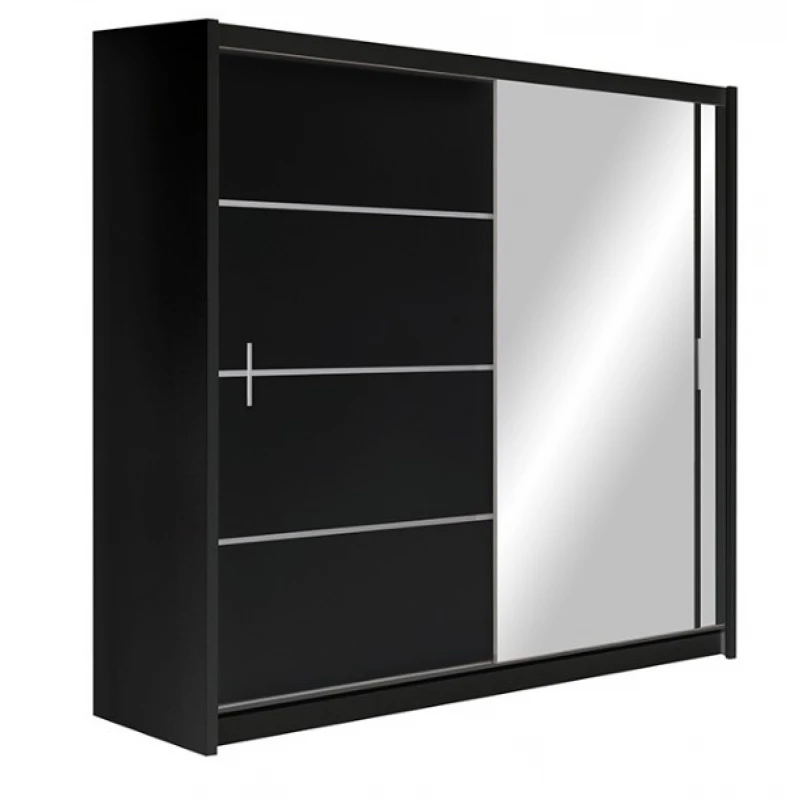 ArtStol Šatníková skriňa VISTA 203 Farba: Čierna