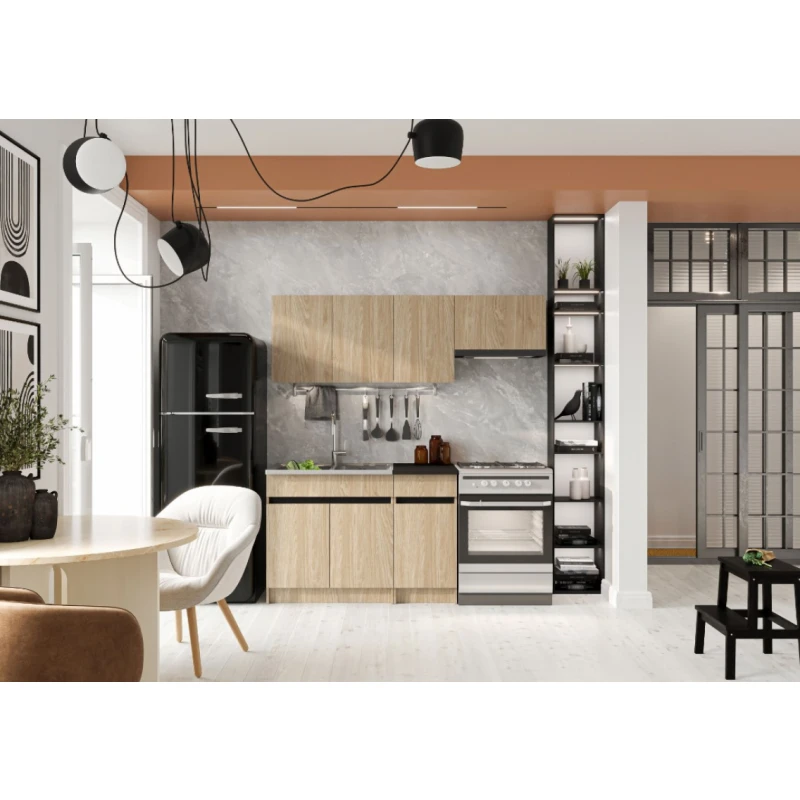 Artstolk Kuchynská linka EZRA | dub olejovaný 1,2 - 1,8 m