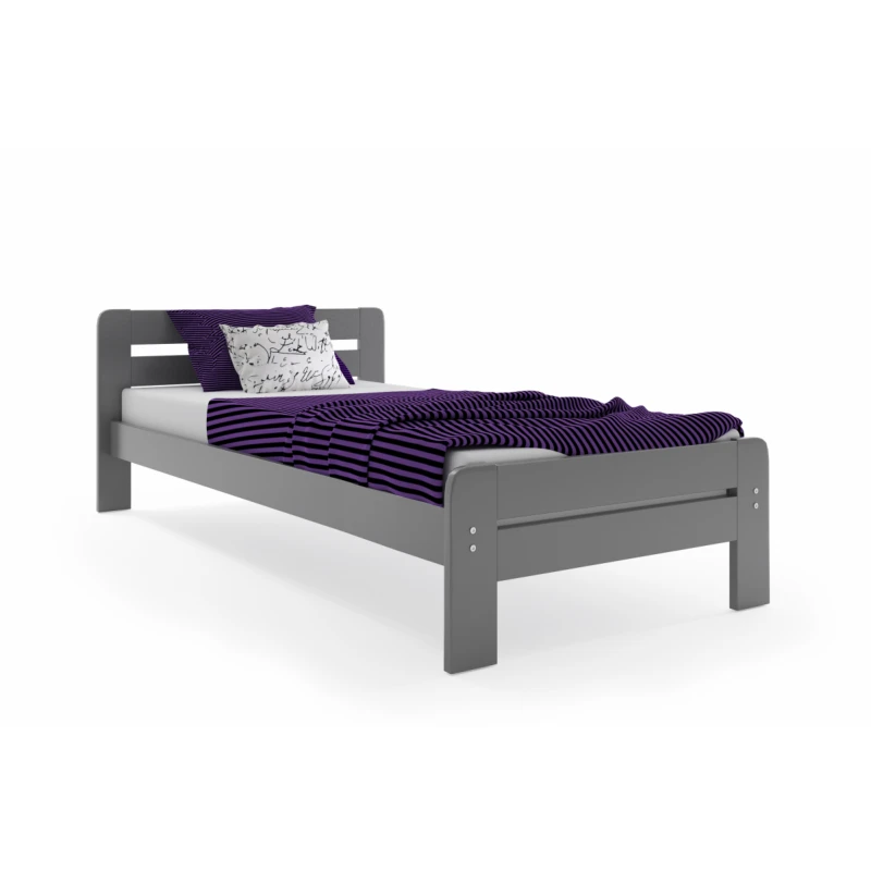 BMS Jednolôžková posteľ DALLAS 90 farba: Sivá