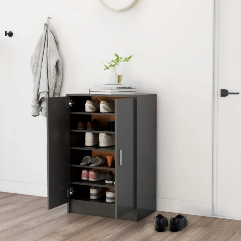 Botník DTD Dekorhome Sivá