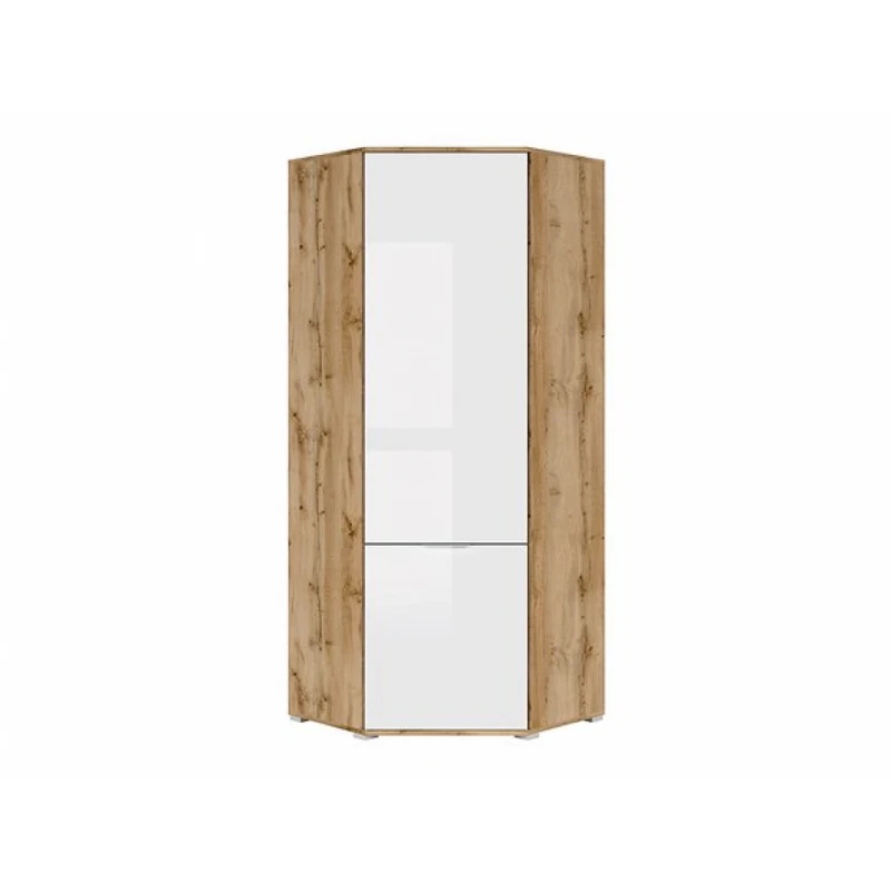 BRW Šatníková rohová skriňa ZELE | SZFN1D