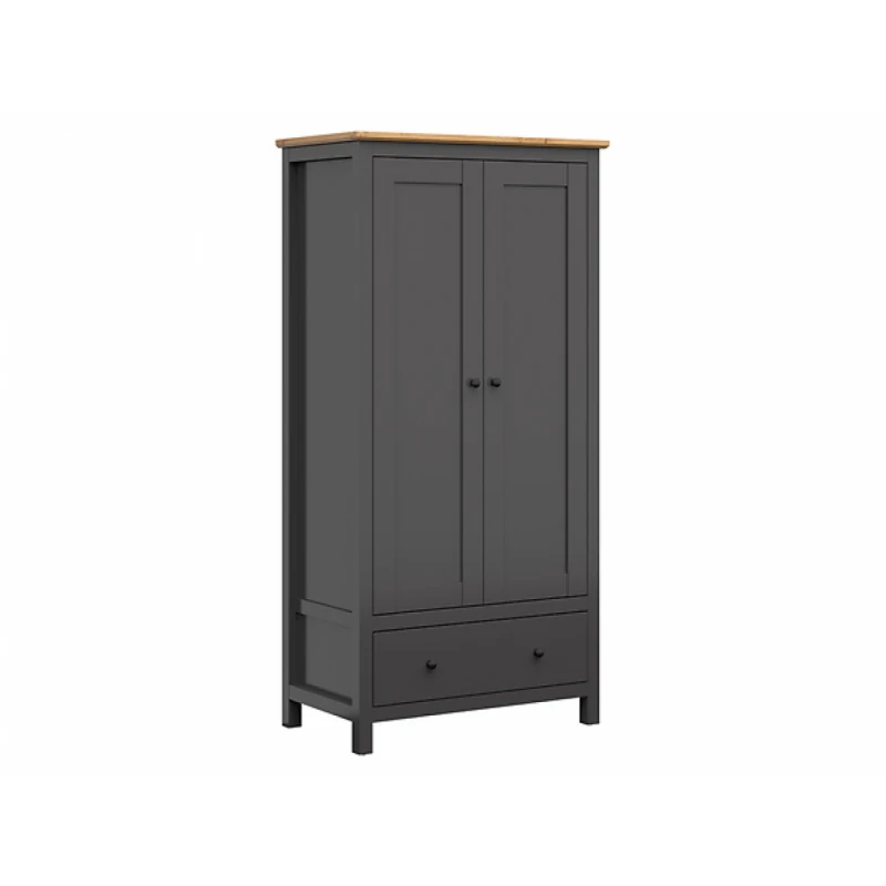 BRW Skriňa HESEN | SZF2D1S 20/10 Farba: Grafit