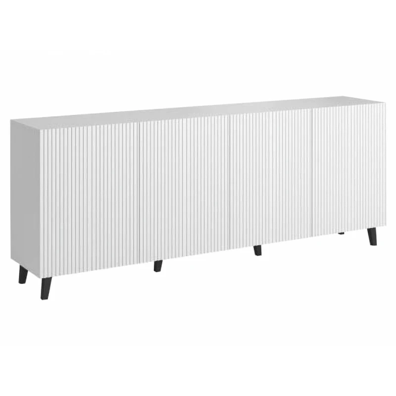 CAMA MEBLE Pafos 200 4D štvordverová komoda biela