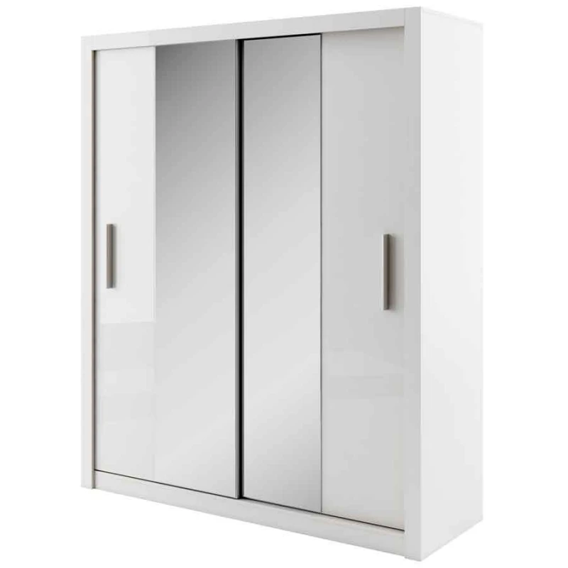 Dig-net nábytok Šatníková skriňa IDEA ID-03 FARBA: Biela