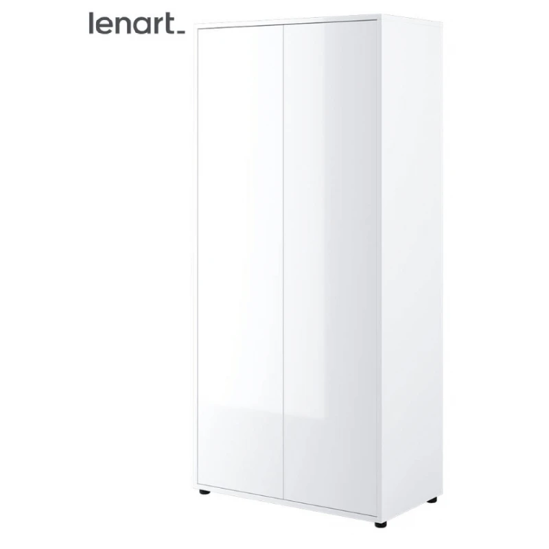Dig-net nábytok Šatníková skriňa Lenart BED CONCEPT BC-20 | biely lesk
