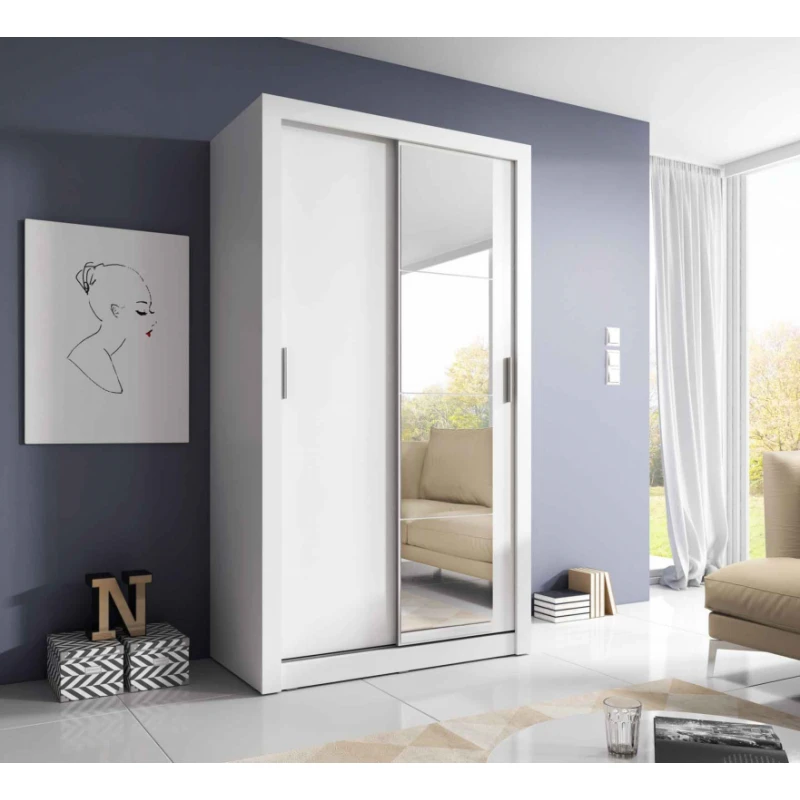 Dig-net nábytok Šatníková skriňa TIAR AR-06 FARBA: Biela