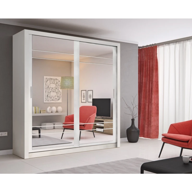 Dig-net nábytok Šatníková skriňa TIAR AR-08 Farba: Biela