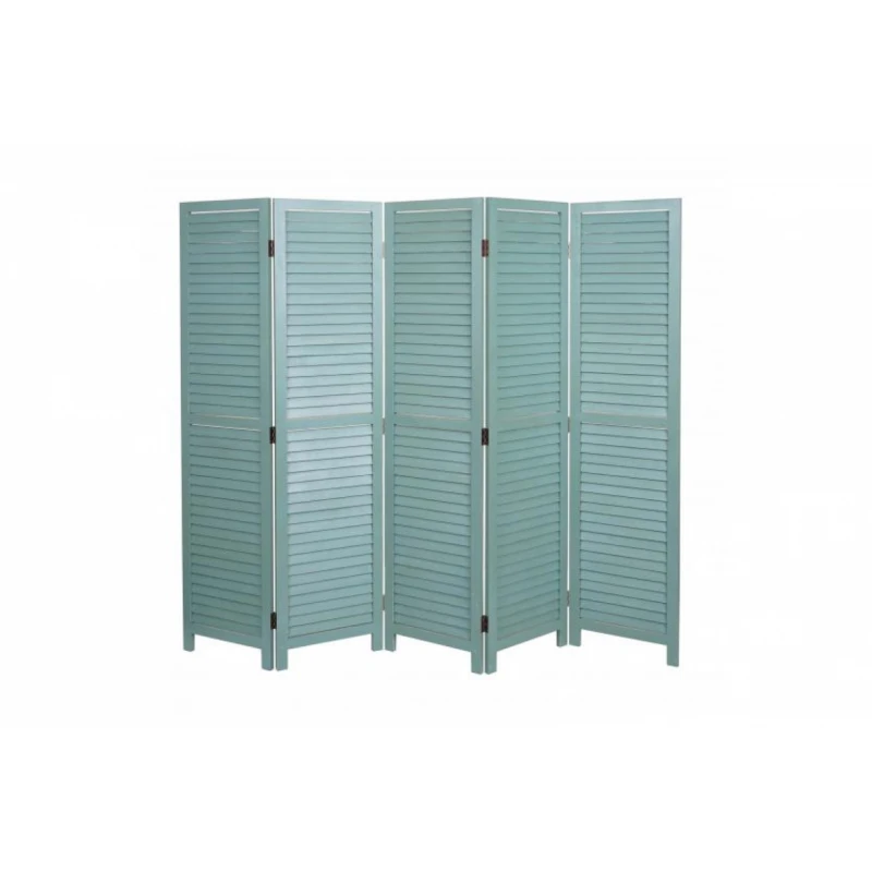 Dizajnový paraván 5-dielny Dekorhome Zelená
