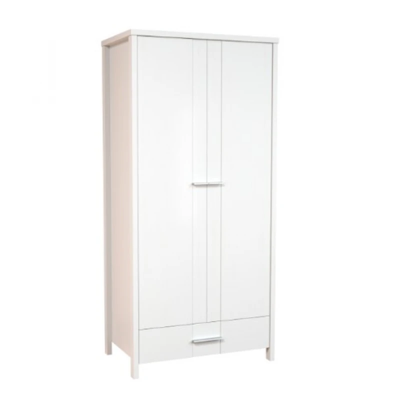 Dolmar Šatníková skriňa LAURA LAU 1 | biela