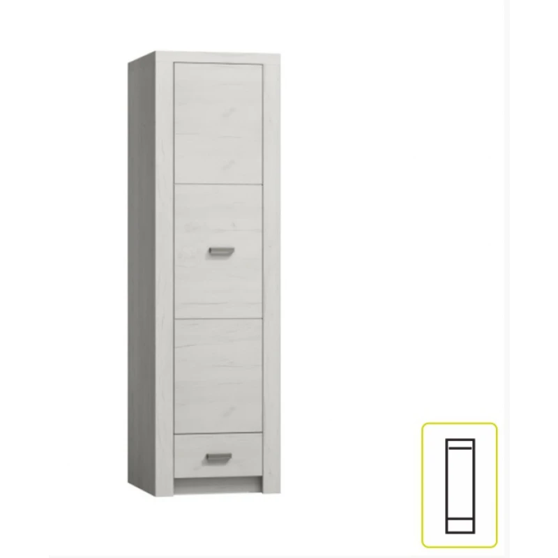 JarStol Skriňa Indianapolis I-2 | craft biely