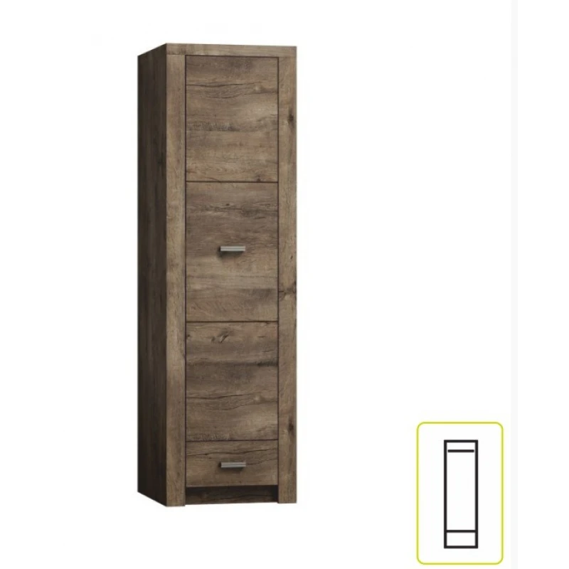 JarStol Skriňa Indianapolis I-2 | jaseň tmavý