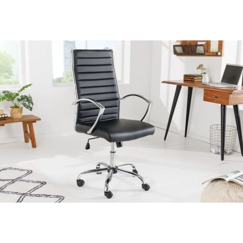 Kancelárske kreslo NOTOS Dekorhome Čierna