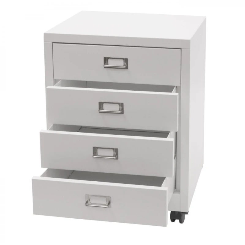 Kancelársky kontajner L49 4 zásuvky Biela