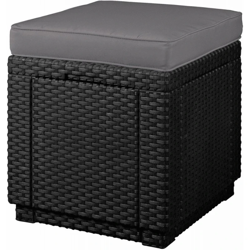 KETER Taburetka STOOL CUBE | grafit