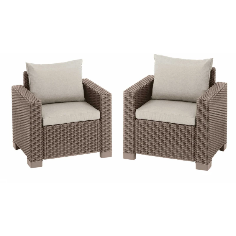 KETER Záhradné kreslá FLORIDA | cappuccino