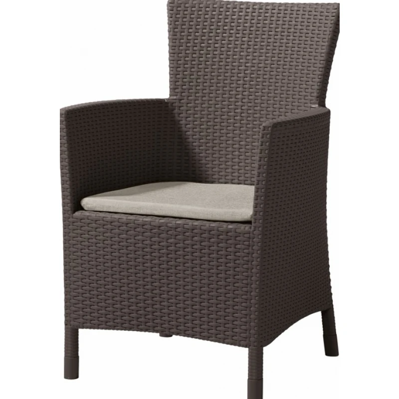 KETER Záhradné kreslo EYWA | hnedá