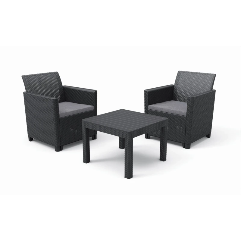 KETER Záhradný set CLARA balcony small table | grafit