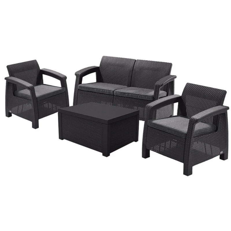 KETER Záhradný set GREEK BOX  | grafit