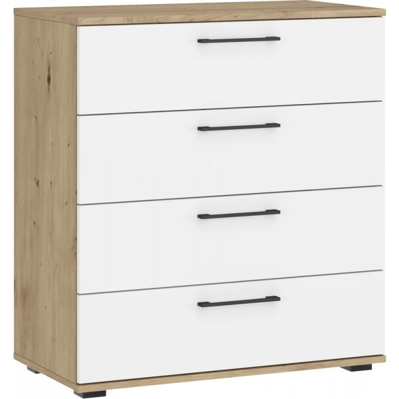 Komoda KM1 FLEX Halmar Dub artisan / bílá