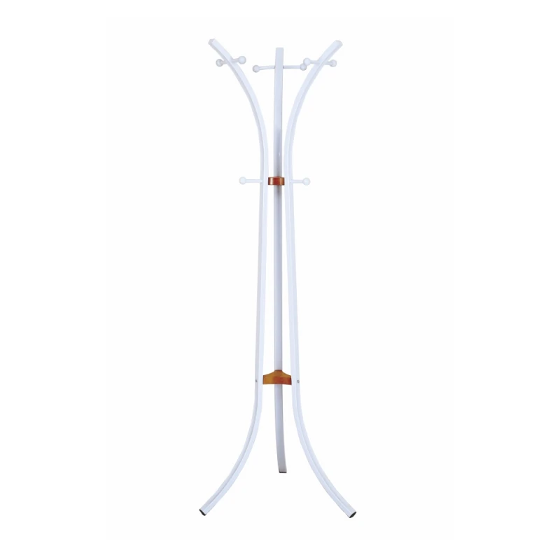 KONDELA Calvin kovový vešiak biela