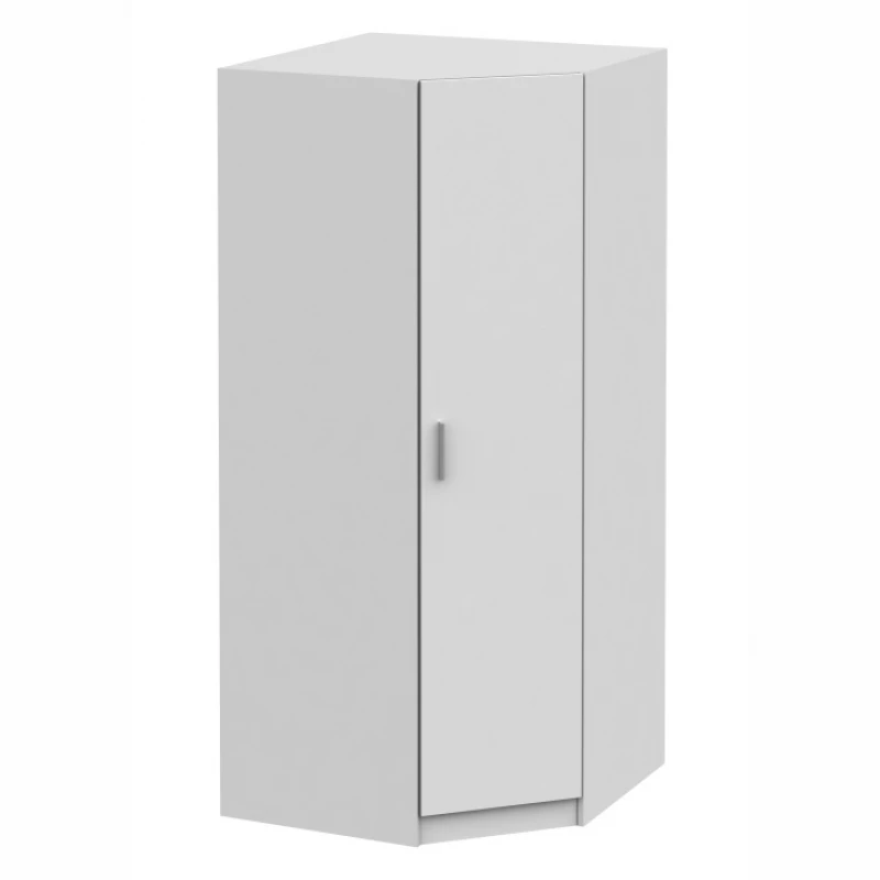 KONDELA Invita Typ 3 rohová skriňa biela