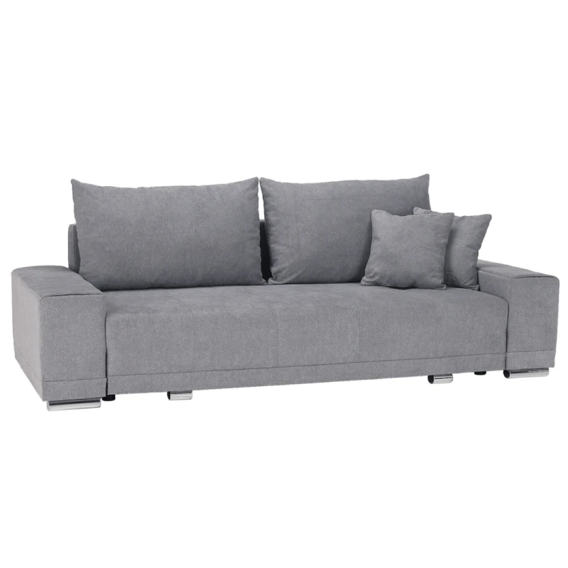 KONDELA Kevan Big Sofa rozkladacia pohovka svetlosivá