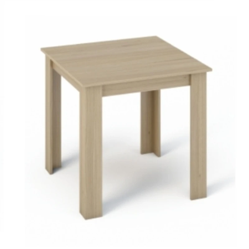 KONDELA Kraz jedálenský stôl 80x80 cm dub sonoma