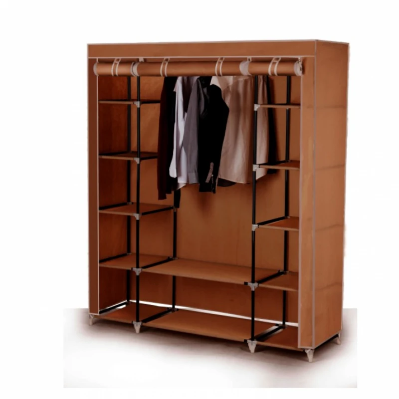 KONDELA Metin šatníkový organizér hnedá