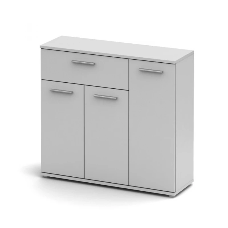 KONDELA Noko-Singa 34 trojdverová komoda biela