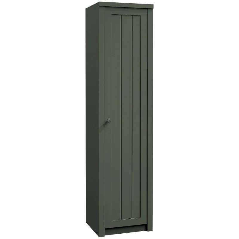 KONDELA Provance S1D policová skriňa zelená