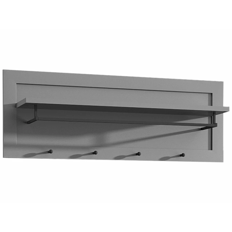 KONDELA Provance WP vešiakový panel sivá