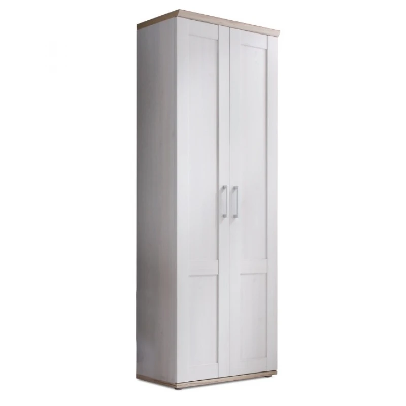 KONDELA Provensal 2D šatníková skriňa biela / dub san remo