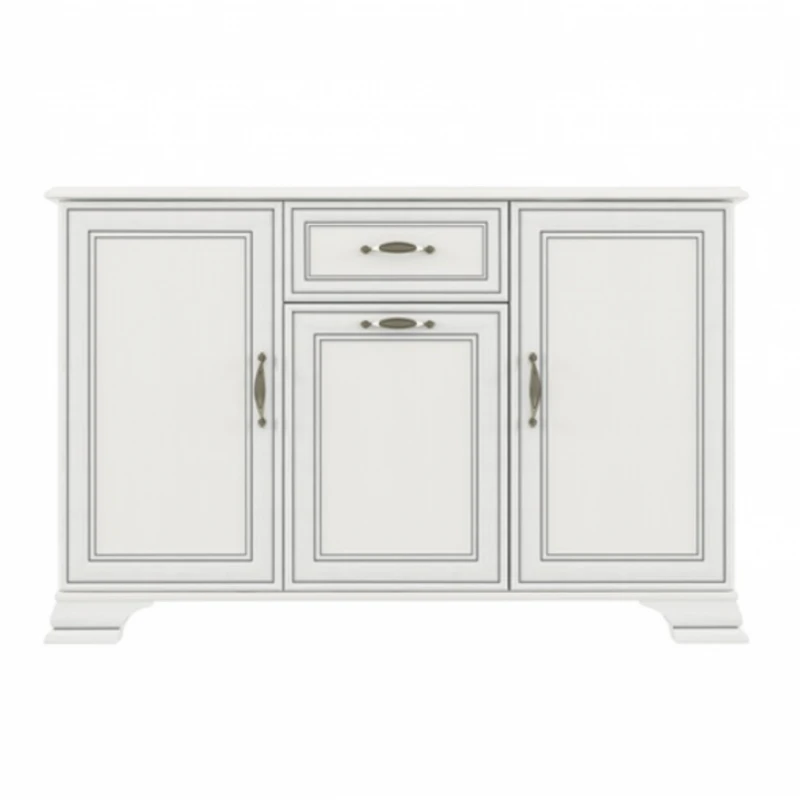 KONDELA Tiffy 3D1S trojdverová komoda woodline krém