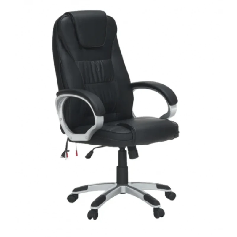 KONDELA Tyler UT-C2652M kancelárske kreslo s podrúčkami čierna / sivá