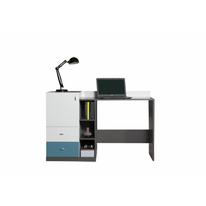 Meblar Písací stôl TABLO TA9 Farebné prevedenie: Grafit/biela/atlantic