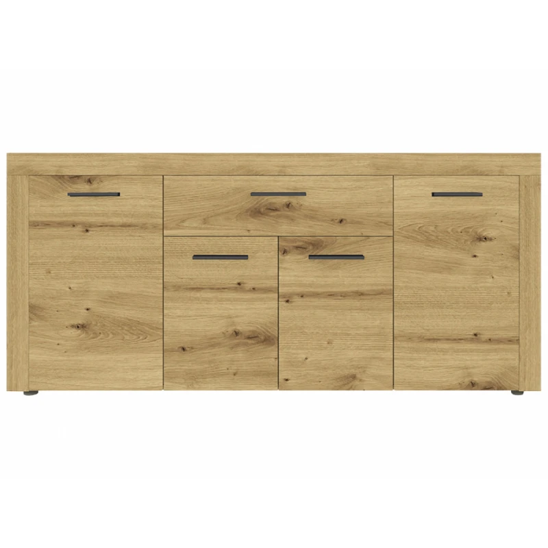 NABBI Flarken CH-4D/1DR štvordverová komoda so zásuvkou dub artisan
